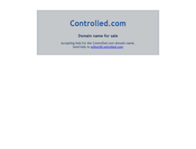 Tablet Screenshot of controlled.com